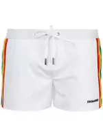 acheter shorts de bain hommes dsquared2 colorway side blanc